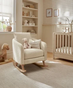 Alma Nursing Chair - Off White Boucle
