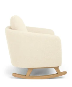 Alma Nursing Chair & Stool - Off White Boucle
