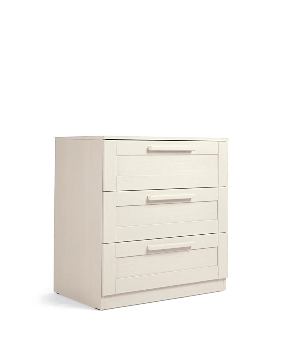 Atlas 3 Piece Cotbed Range with Dresser Changer & Wardrobe - Stone