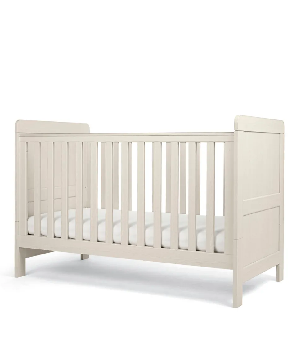 Atlas 3 Piece Cotbed Range with Dresser Changer & Wardrobe - Stone
