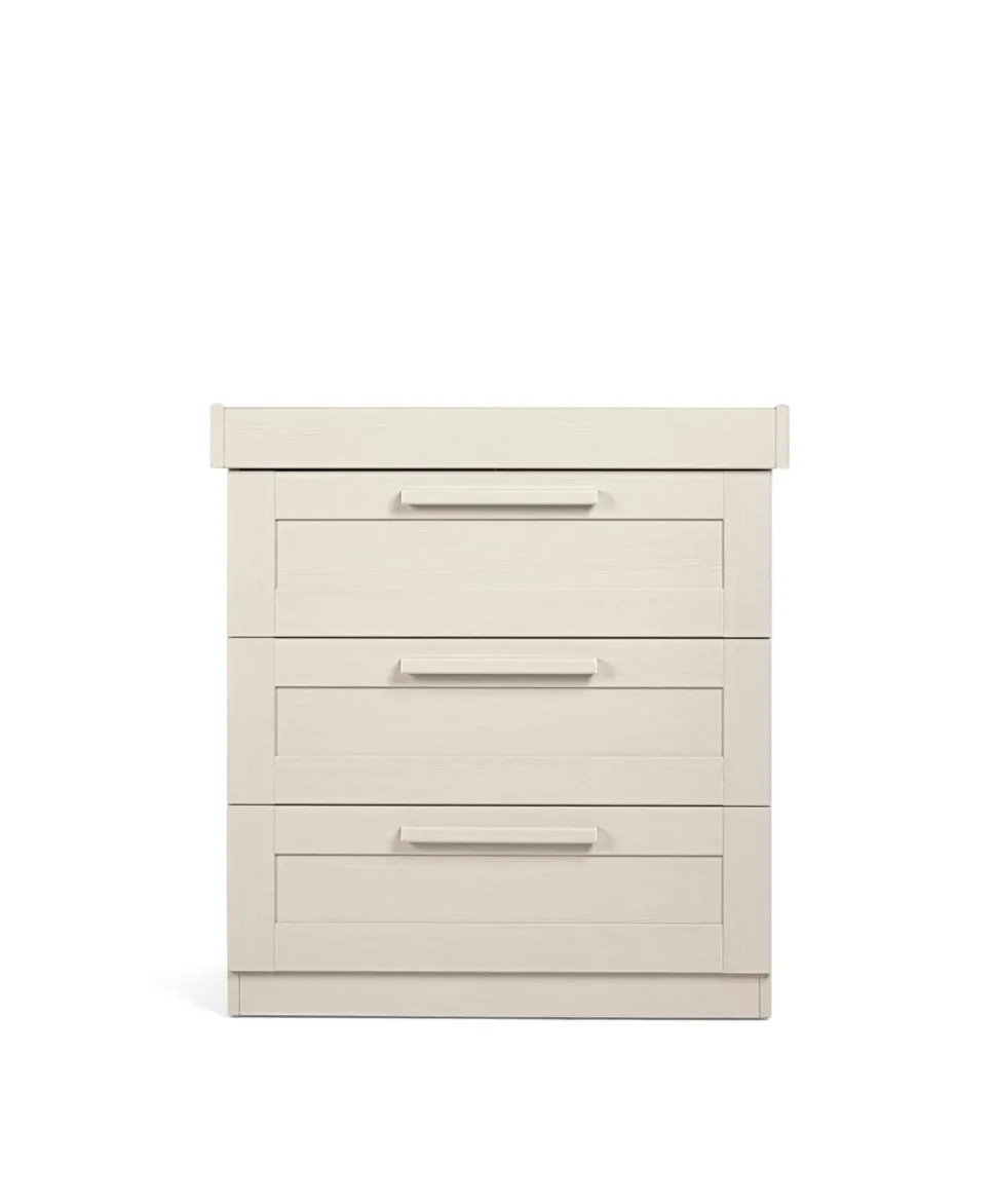 Atlas 2 Piece Small Cotbed Set with Dresser Changer - Stone