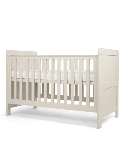 Atlas 2 Piece Small Cotbed Set with Dresser Changer - Stone