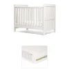 Atlas Small Cotbed Bundle with Premium Pocket Spring Small Cotbed & Cot Mattress - White