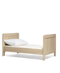 Atlas Small Cotbed Bundle with Essential Airflow Pocket Spring Small Cotbed & Cot Mattress - Light Oak