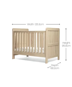 Atlas Small Cotbed - Light Oak
