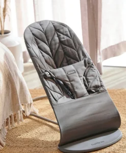 BabyBjörn Baby Bouncer Bliss Woven Petal Quilt - Anthracite