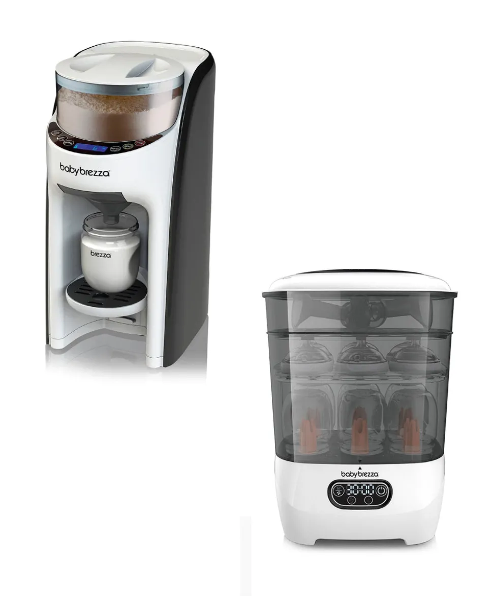 Baby Brezza Formula Pro Advanced & Steriliser Dryer Advanced - White