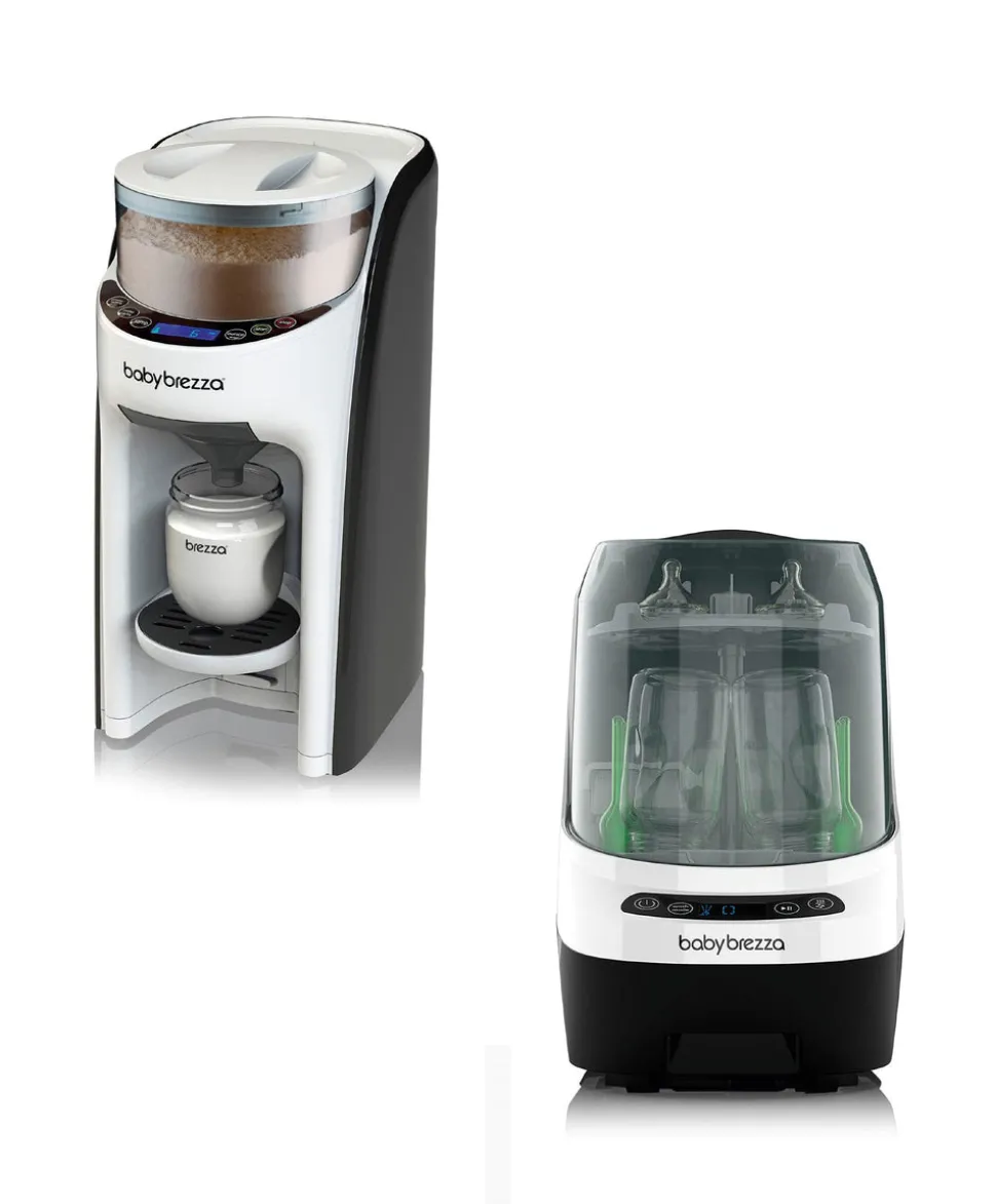 Baby Brezza Formula Pro & Bottle Washer Pro Bundle - White