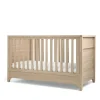 Barton Cotbed With Essential Airflow Pocket Spring Cotbed Mattress Bundle - Oak