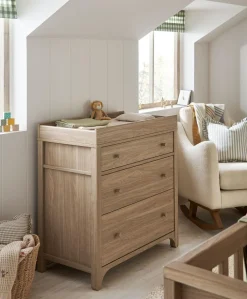 Barton Dresser Changer - Oak