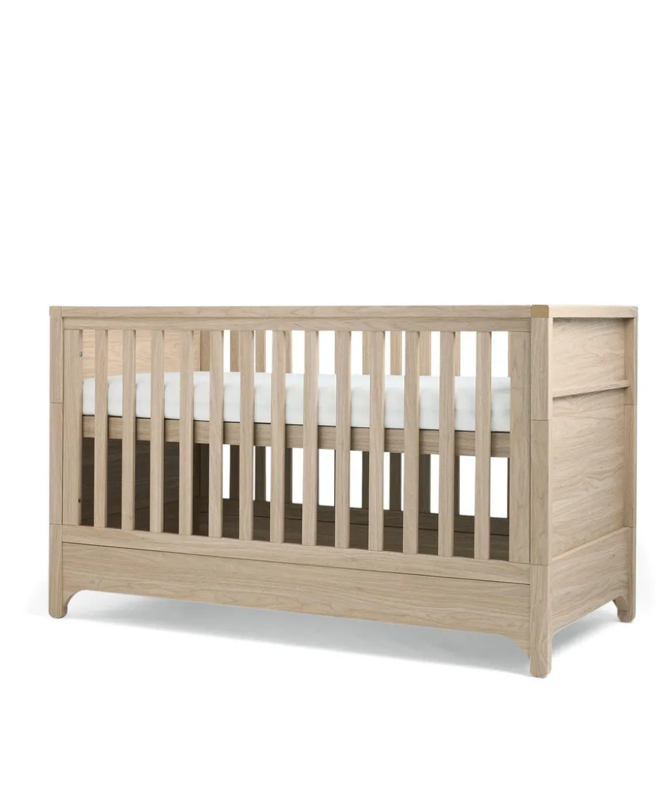 Barton 3 Piece Cotbed Range with Dresser Changer & Wardrobe - Oak