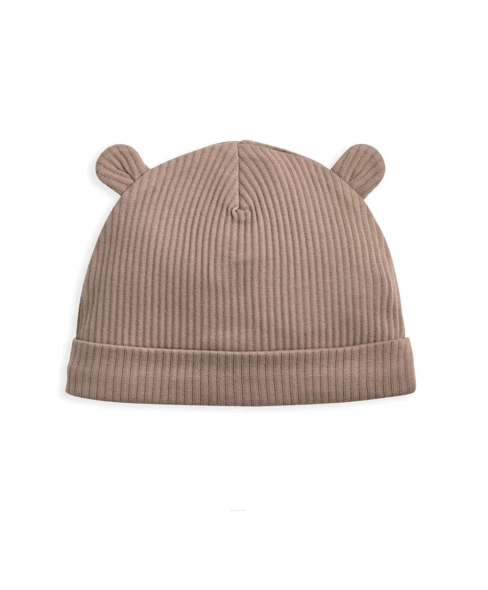 Bear Print All In Ones Bodysuit and Hat Set (4 Pieces)
