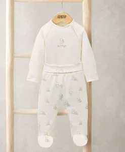 Bear Print Bodysuit & Bottoms Set (2 Pieces)