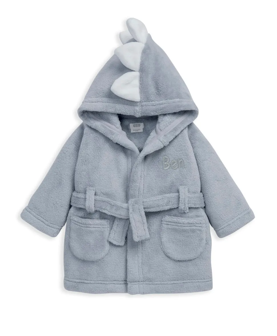 Blue Dinosaur Dressing Gown