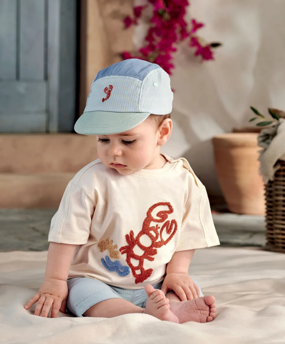 Blue Striped Cap