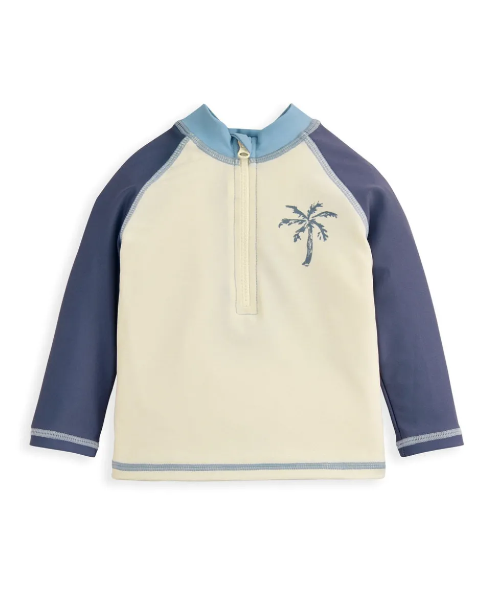 Board Shorts & Long-sleeved Top Outfit Set