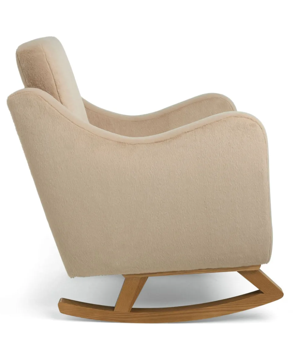 Bowdon Nursing Chair - Almond Sherpa