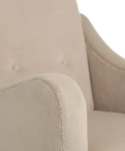 Bowdon Nursing Chair - Almond Sherpa