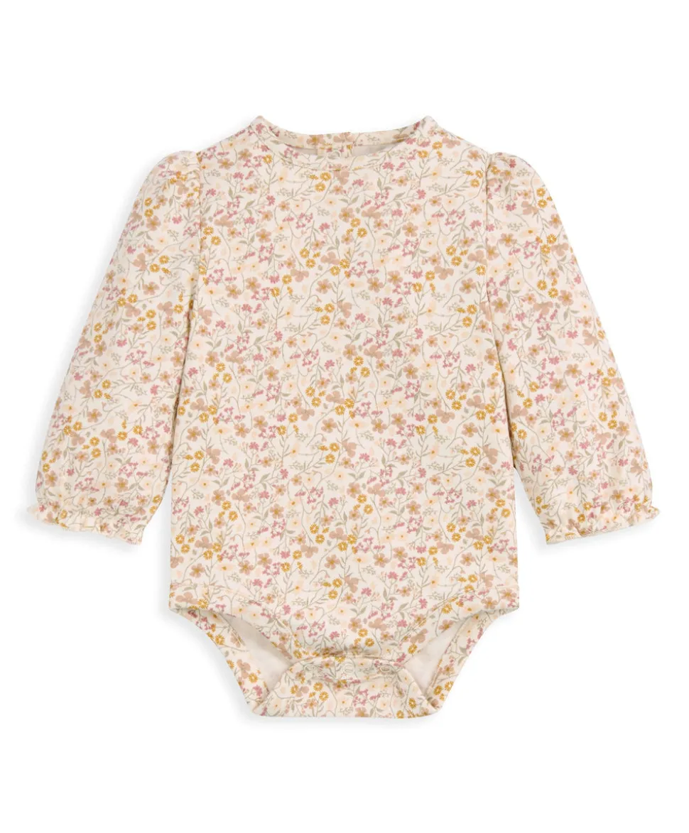 Broderie Dungarees and Bodysuit Outfit Set