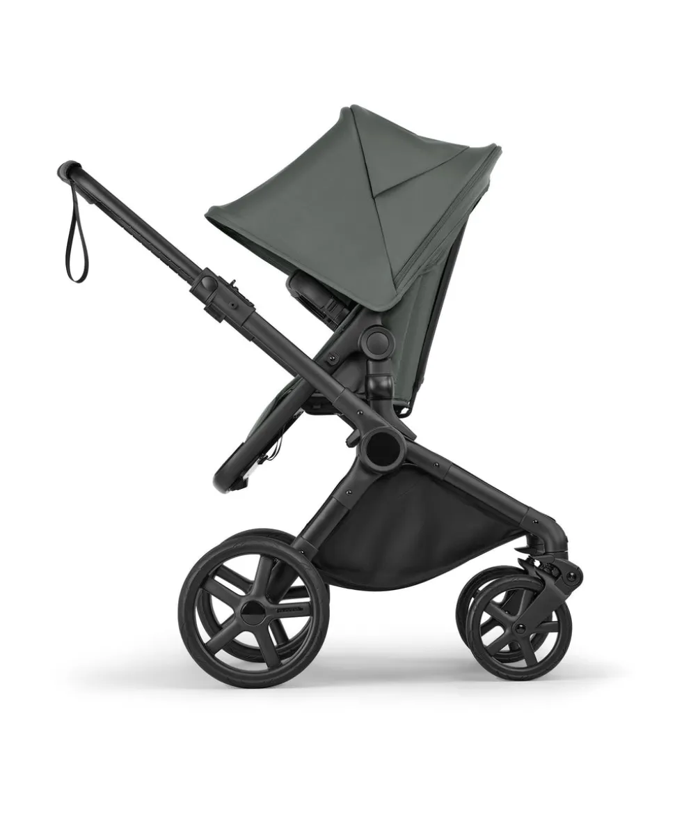 Bugaboo Cub Essential Pushchair Bundle With Cybex Aton B2 i-Size Baby Car Seat - Forest Green
