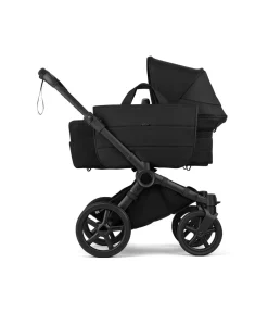 Bugaboo Donkey 6 Double Ultimate Pushchair Bundle With Cybex Cloud T+ i-Size Rotating Baby Car Seat & Base (8 Pieces) - Heritage Black