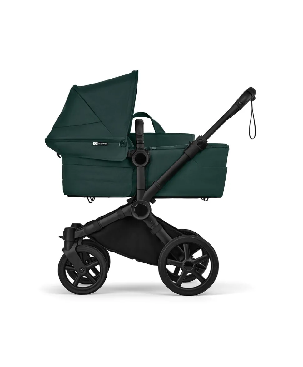 Bugaboo Donkey 6 Double Ultimate Pushchair Bundle With Cybex Cloud T i-Size Rotating Baby Car Seat & Base (8 Pieces) - Fern Green