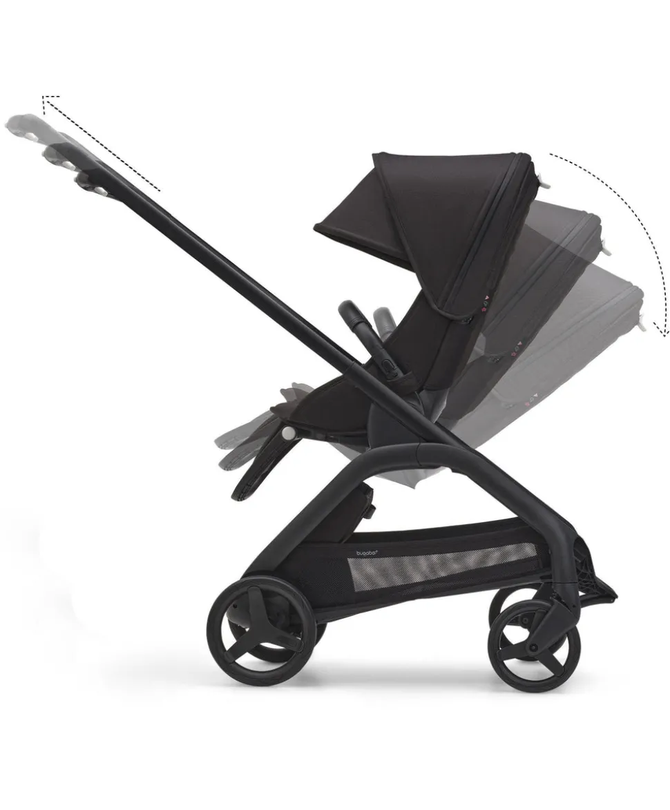 Bugaboo Dragonfly Complete Stroller Bundle With Cybex Cloud T i-Size Rotating Baby Car Seat & Base (8 Pieces)