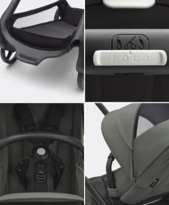 Bugaboo Dragonfly Pushchair Bundle (5 pieces) – Forest Green