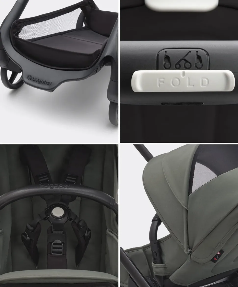 Bugaboo Dragonfly Pushchair Bundle (5 pieces) – Forest Green