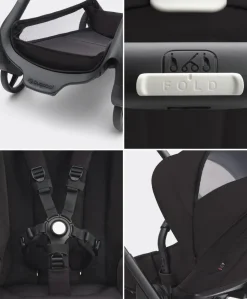 Bugaboo Dragonfly Pushchair Bundle with Maxi-Cosi Pebble 360 Pro² Car Seat & Base - Black