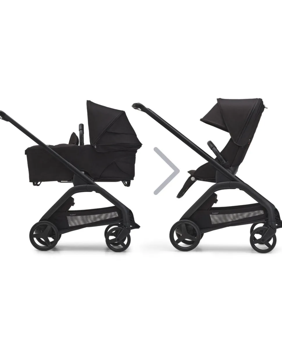 Bugaboo Dragonfly Pushchair Bundle with Cloud T Car Seat & Base - Black
