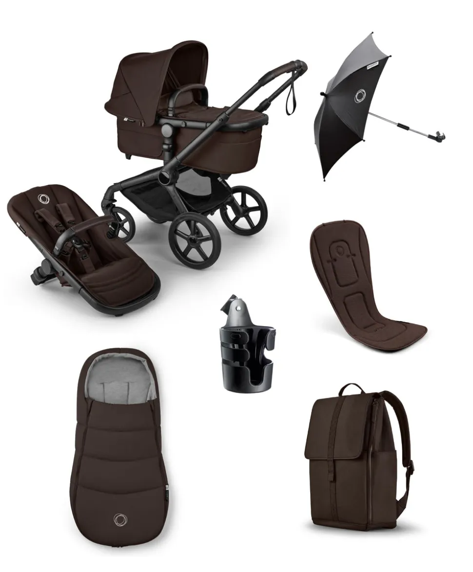 Bugaboo Fox 5 Renew Pushchair Bundle (6 Pieces) - Cocoa Brown