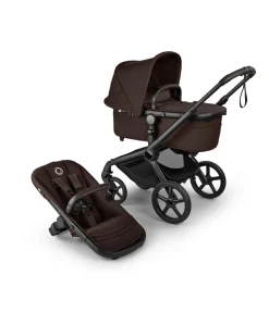 Bugaboo Fox 5 Renew Pushchair Bundle With Cybex Cloud T i-Size Rotating Baby Car Seat & Base (9 Pieces) - Cocoa Brown