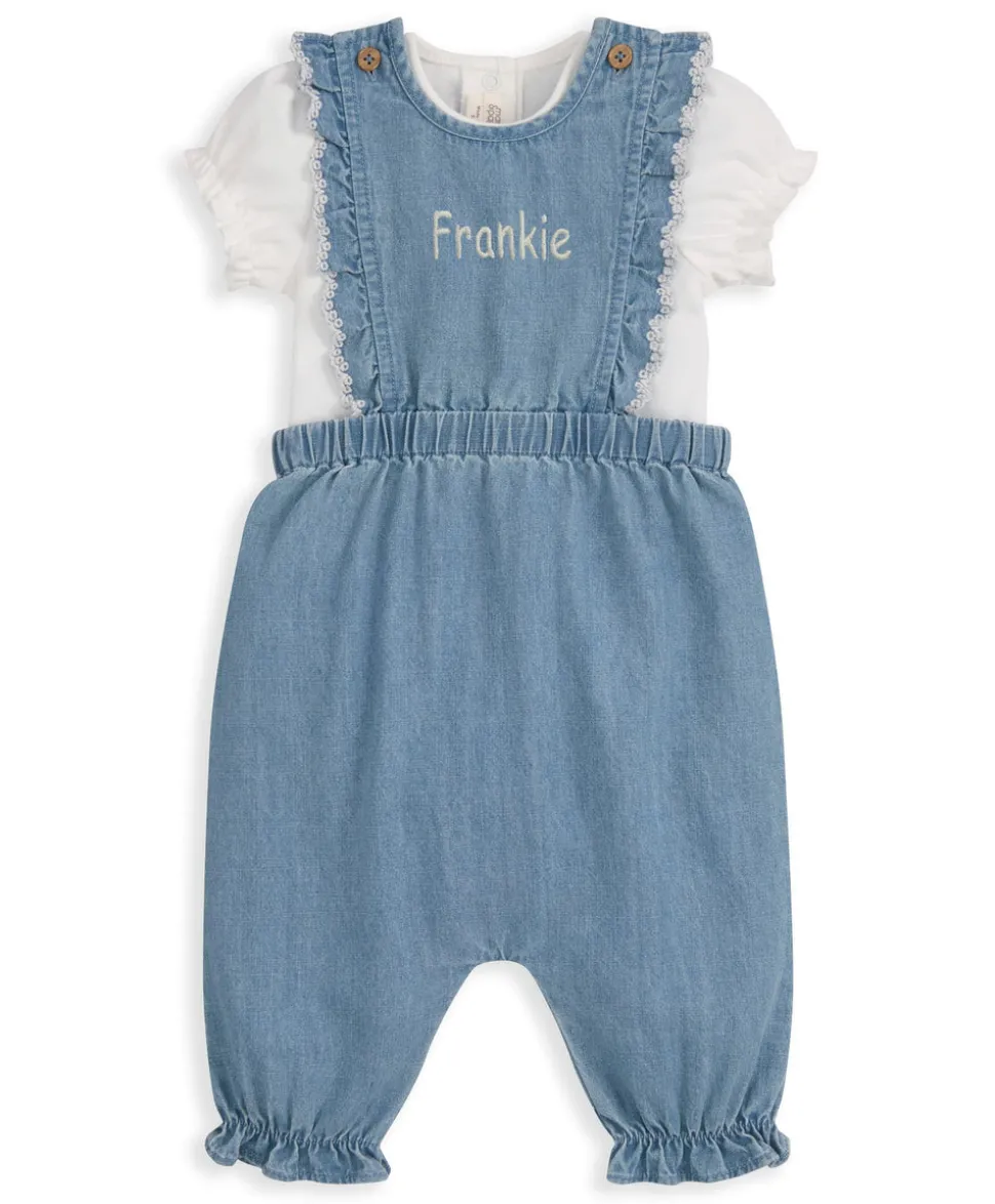 Chambray Dungarees and Bodysuit