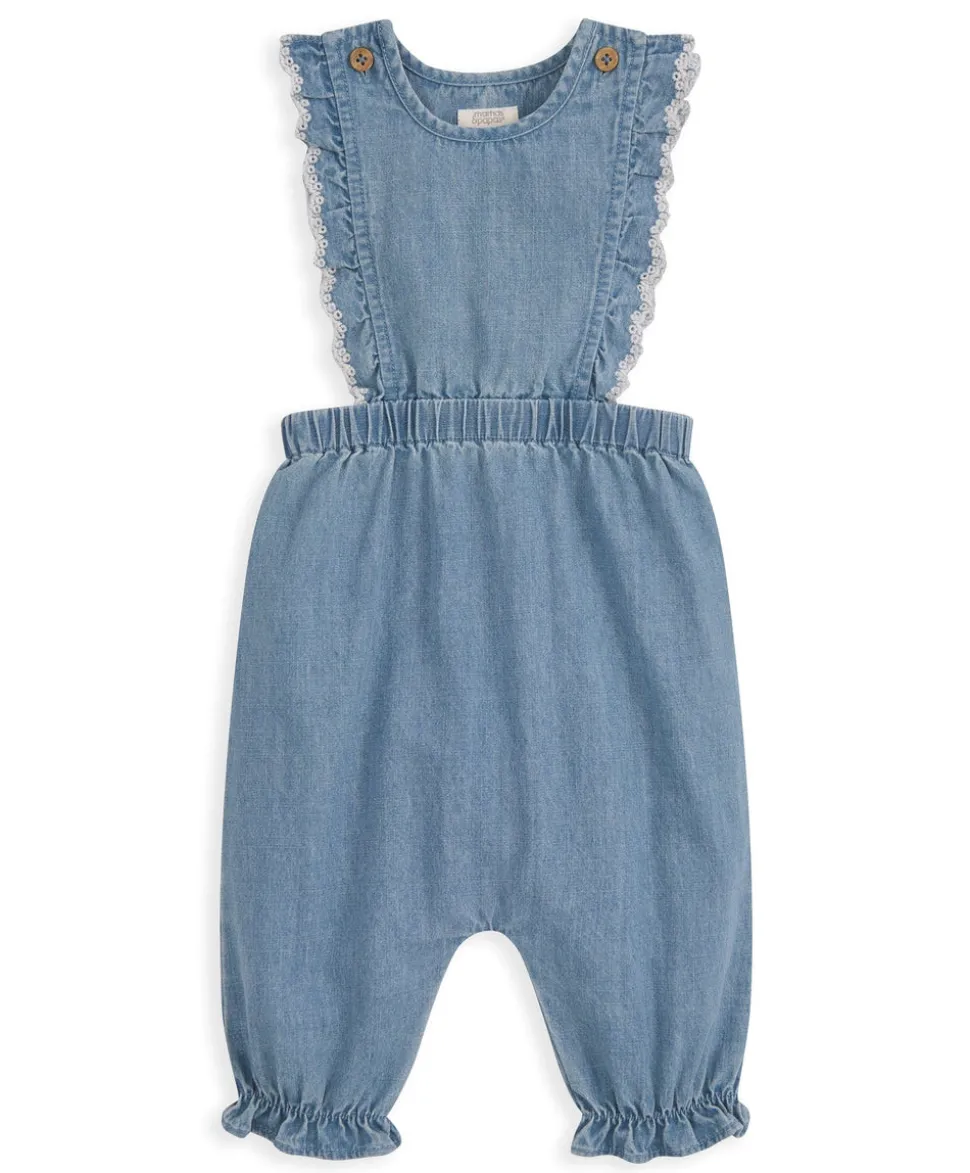 Chambray Dungarees and Bodysuit