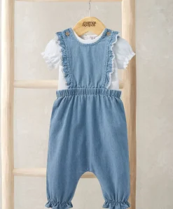 Chambray Dungarees and Bodysuit