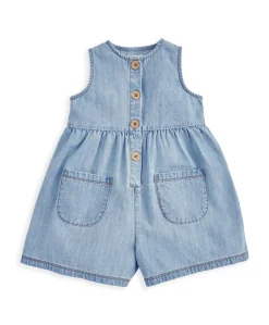 Chambray Romper