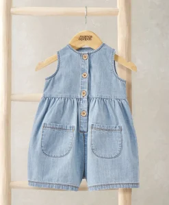 Chambray Romper