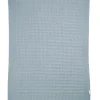 Chenille Blanket - Blue Stripe