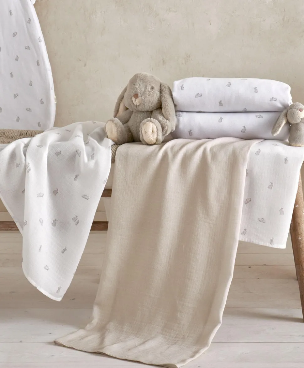 Cotbed Fitted Sheets (2 Pack) - Bunny