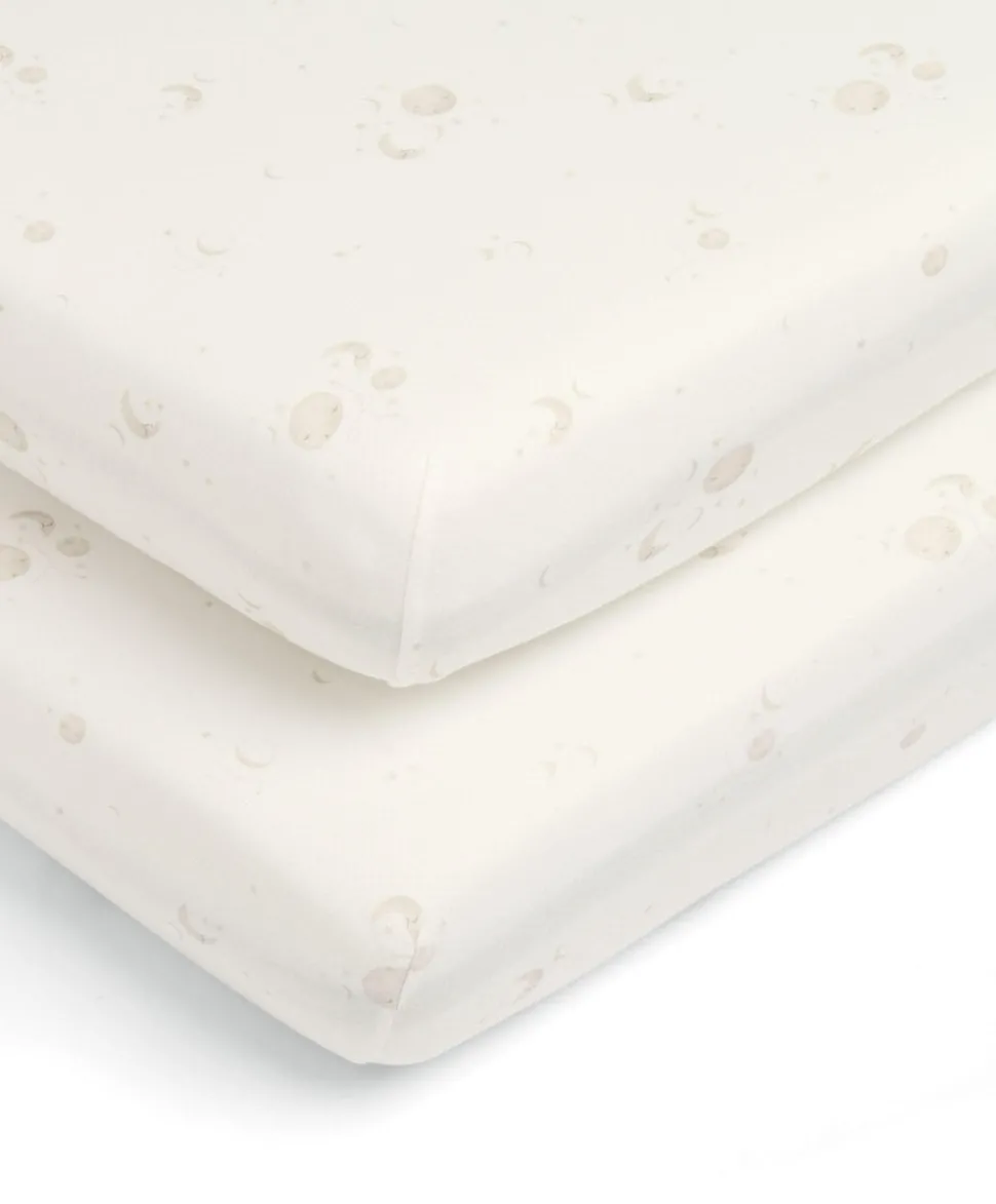 Cotbed Fitted Sheets (2 pack) - Cosmic Sky
