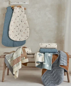 Cotbed Fitted Sheets (2 Pack) - Planet/Blue Star