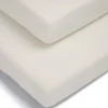 Cot Fitted Sheets (2 Pack) - Cream