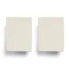 Cotton Essentials Cotbed Fitted Sheets (2 pack) - Cream