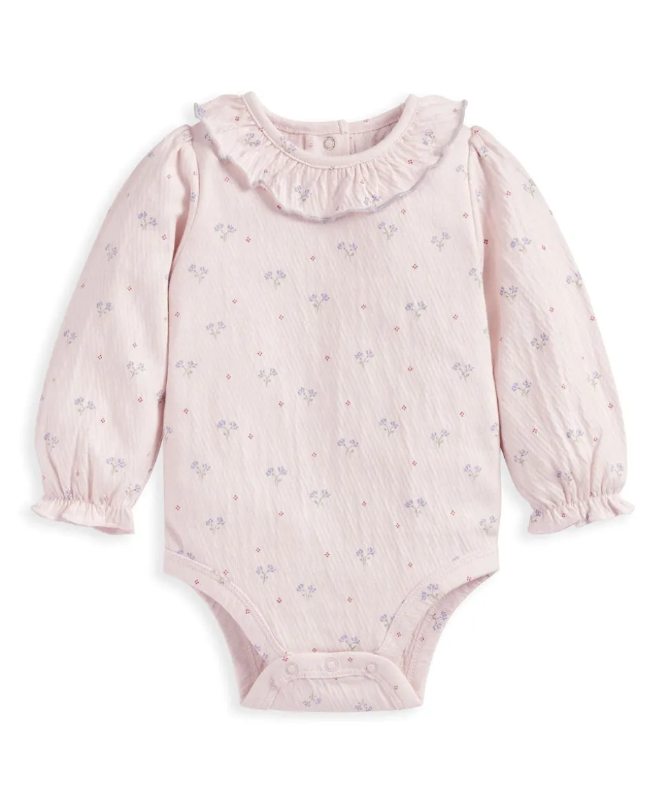 Crinkle Floral Bodysuit