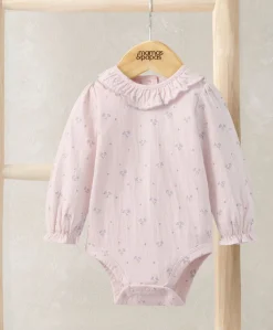 Crinkle Floral Bodysuit