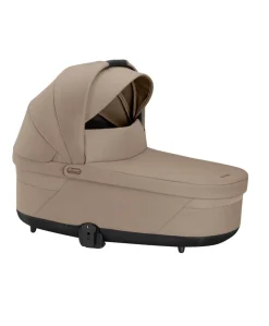Cybex Balios Bundle with Cybex Cloud T i-Size Rotating Baby Car Seat & Rotating Base (7 Pieces) -Almond Beige