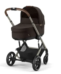 Cybex Balios S Lux Pushchair Bundle With Cybex Aton B2 i-Size Baby Car Seat & Base (7 Pieces) - Chocolate Brown