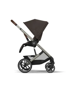 Cybex Balios S Lux Pushchair Bundle With Cybex Cloud T i-Size + Baby Car Seat & Base (7 Pieces) - Chocolate Brown
