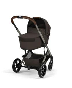 Cybex Balios S Lux Pushchair & Folding Carrycot - Chocolate Brown